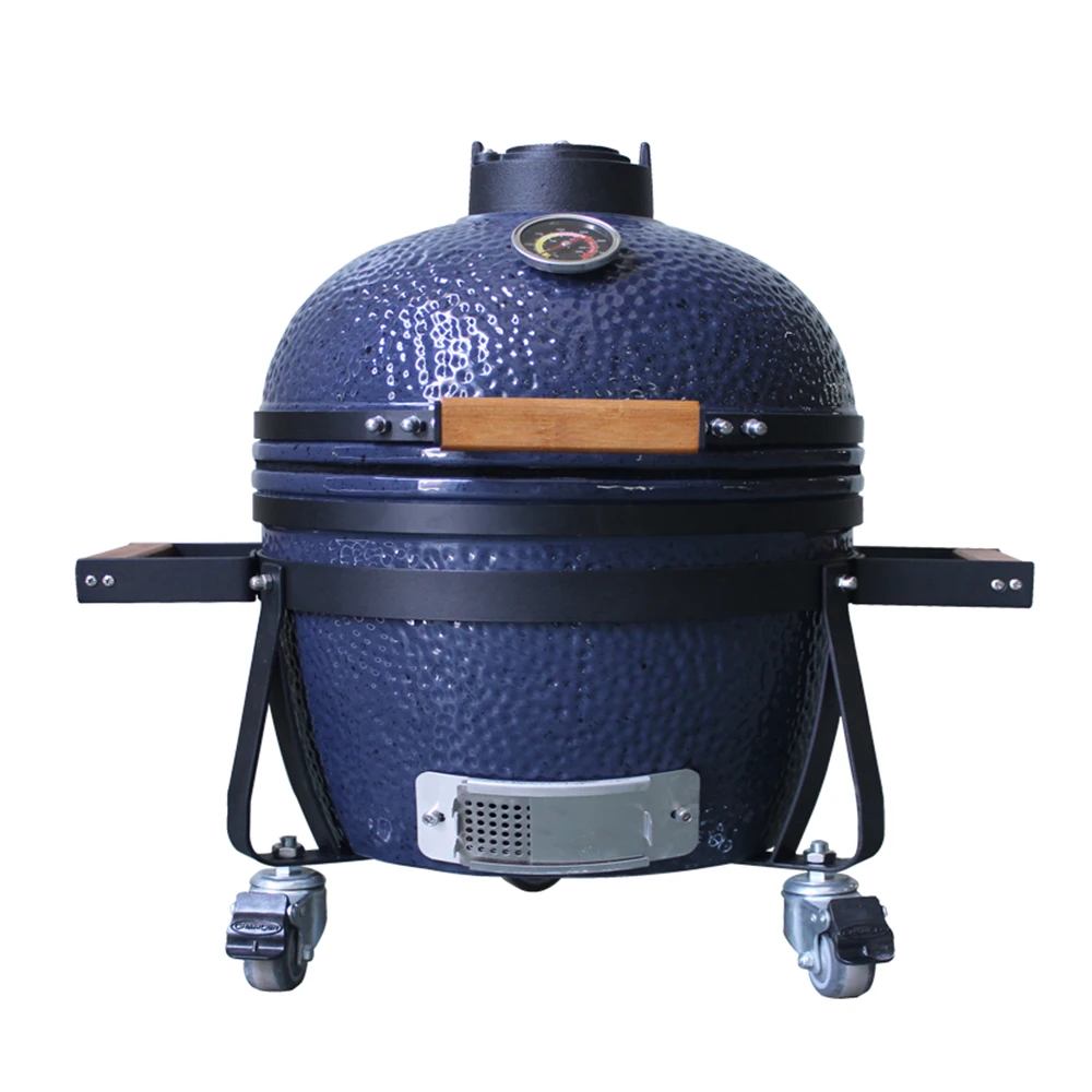 

14-дюймовый портативный гриль-барбекю Kamado, настольный барбекю для наружного сада Asador De Carbon