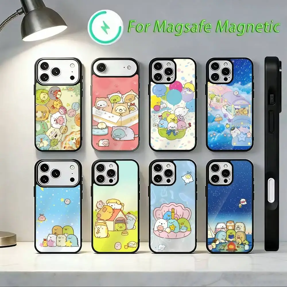 

H-Sumikko Gurashi Phone Case For iPhone 17,16,15,14,13,Pro,Max,Plus,Magnetic For Magsafe Wireless Charging