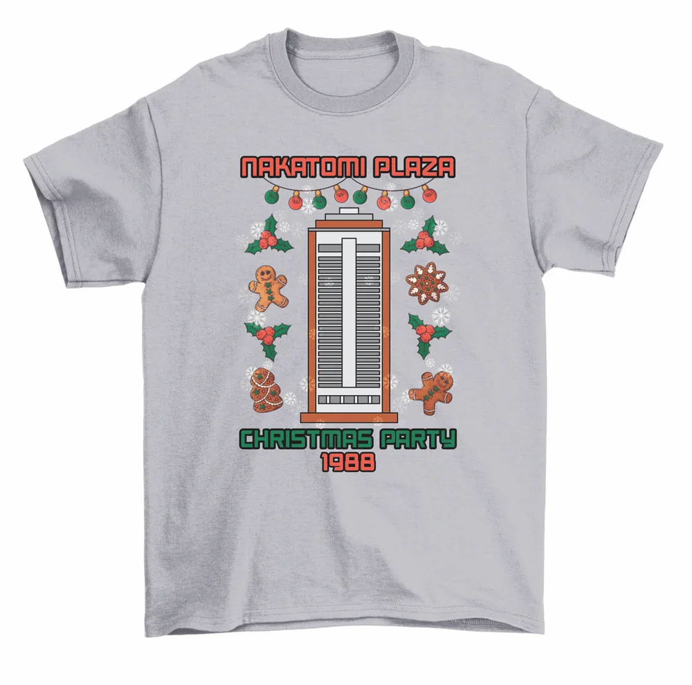 Nakatomi Plaza Christmas Party 1988 T-Shirt Men Women High Quality 100%Cotton Short Sleeve