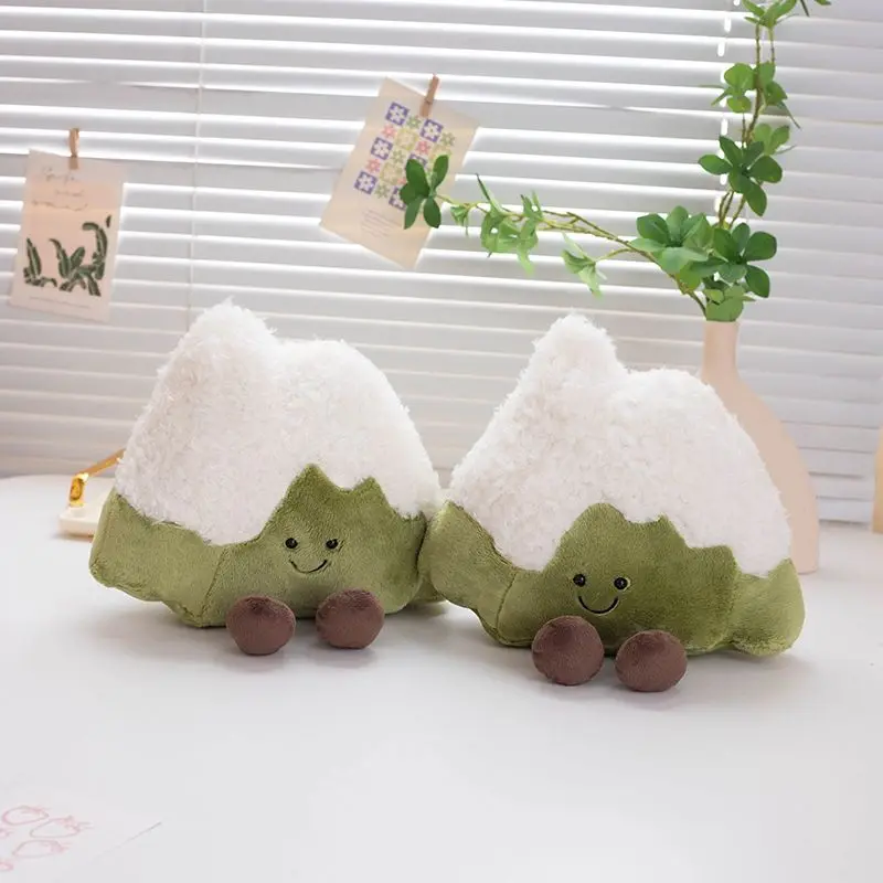 

Simulated Snow Mountain World Corner Plush Pillow Children's Science Popularization Gift Photo Cushion Decoration