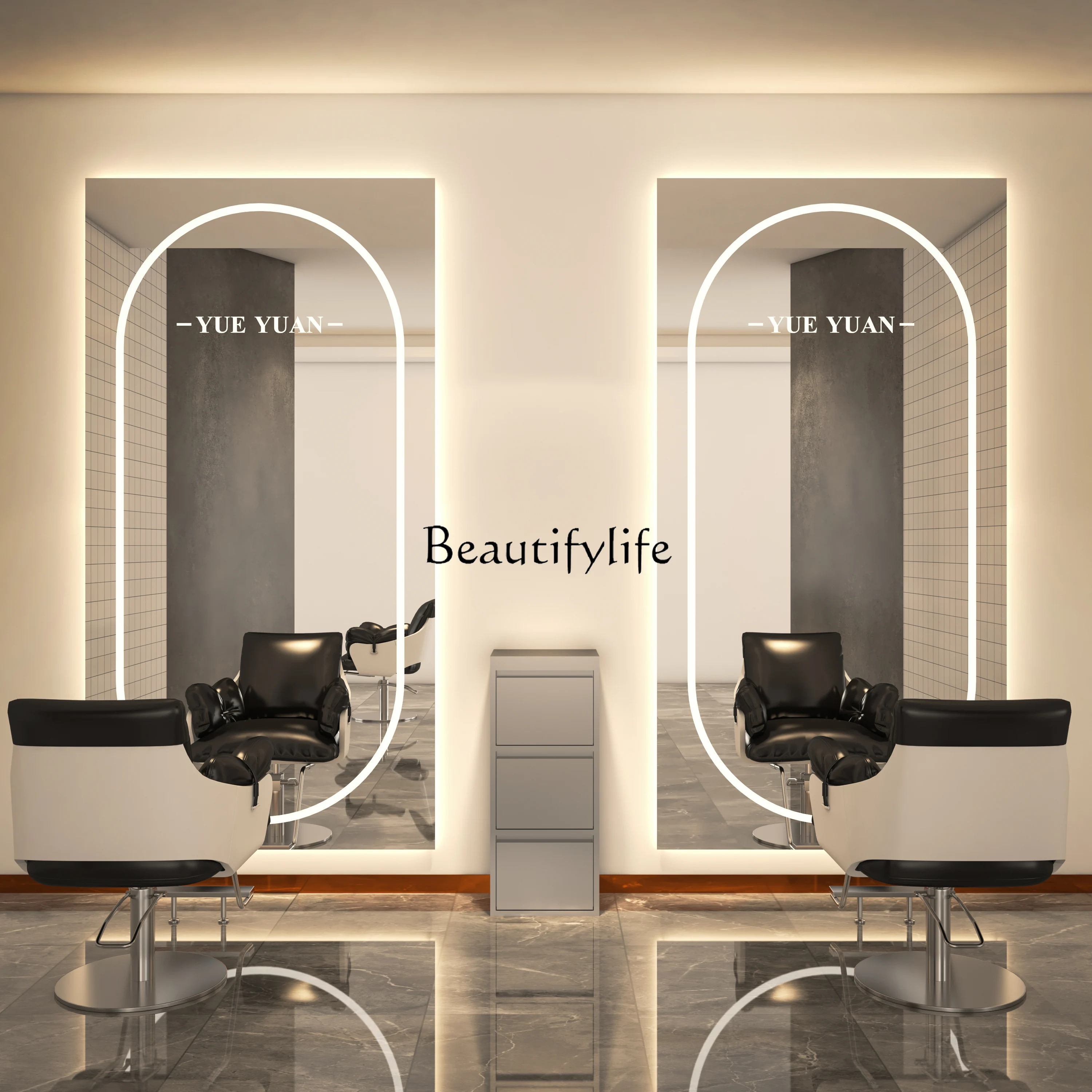 

Barber Shop Mirror Hair Salon Wall-Hanging Mirror for Hair Salon