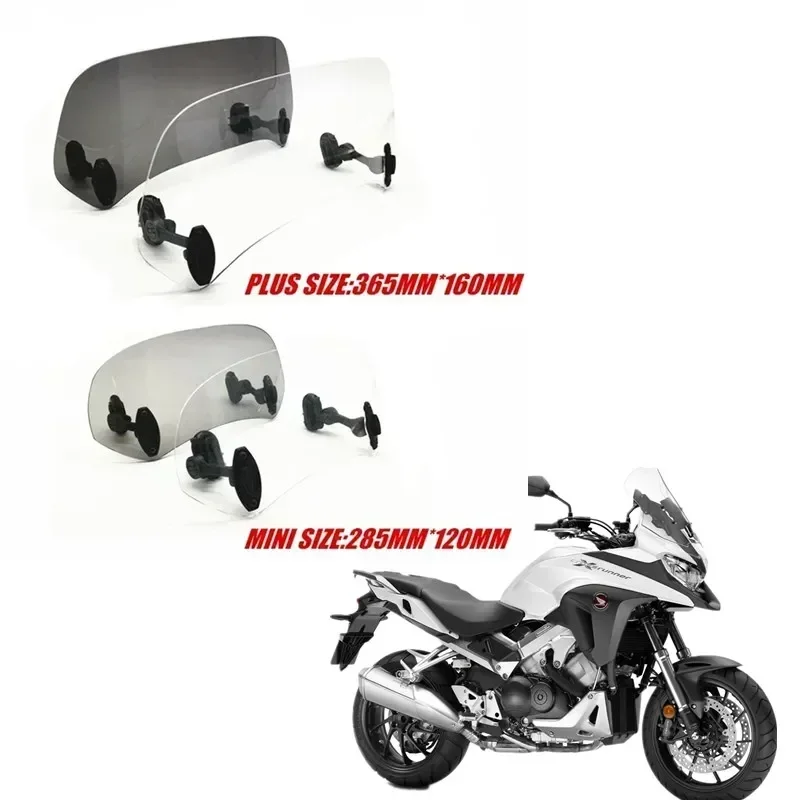 

FOR Honda CB1300 SUPER X-ADV 750 VFR800X Forza 250 400X Risen Adjustable Windscreen Windshield Spoiler Air Deflector