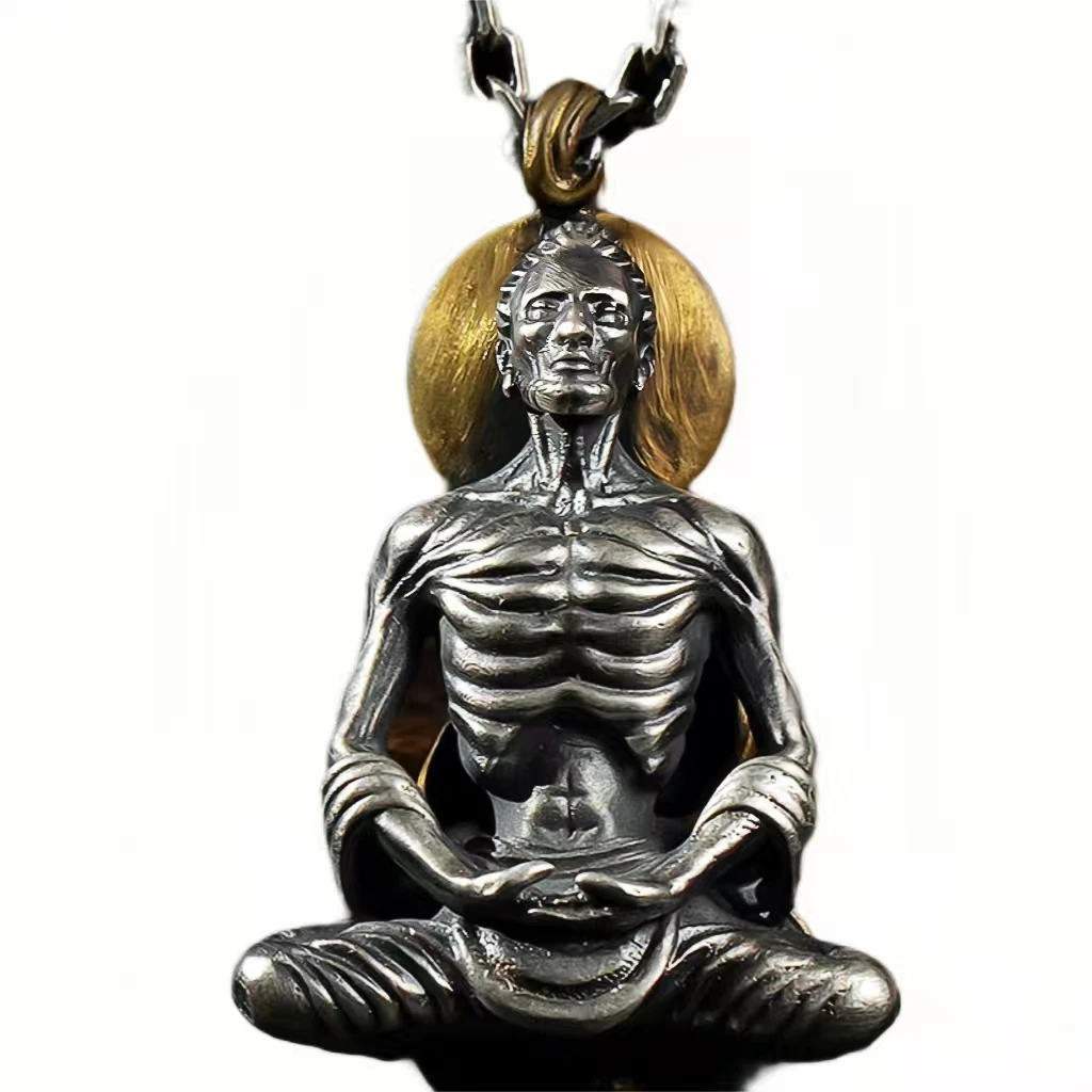 Sacred Amulet Buddhism 14 Buddha Statue Pendant Necklace Wholesale Erawan Buddha Ksitigarbha Bodhisattva Men and Women Jewelry