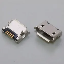 100pcs/lot for Cell Phone Mobile/smart Phone 5pin Micro USB Mini Usb Connector Charing Port Socket Jack V8 Port Plug Dock