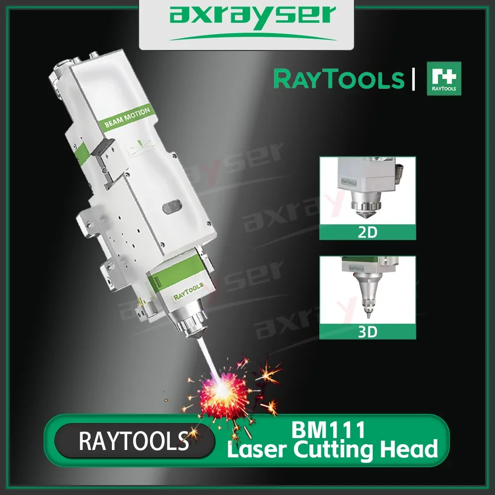 

RAYTOOLS BM111 Режущая головка для волоконного лазера 2D 3D Режущая головка для волоконного лазерного станка Резка трубки 2D 3D BM111 Laser