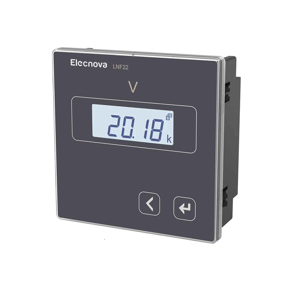 LCD display AC digital 3 phase panel voltage meter