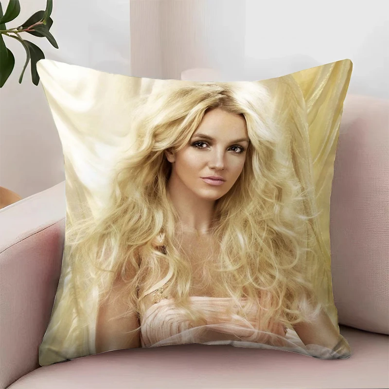 

Britney Spears Pillowcases for Pillows 45x45 Cushions Covers Decorative Pillow Cover for Living Room Cushions Pillowcase 40x40