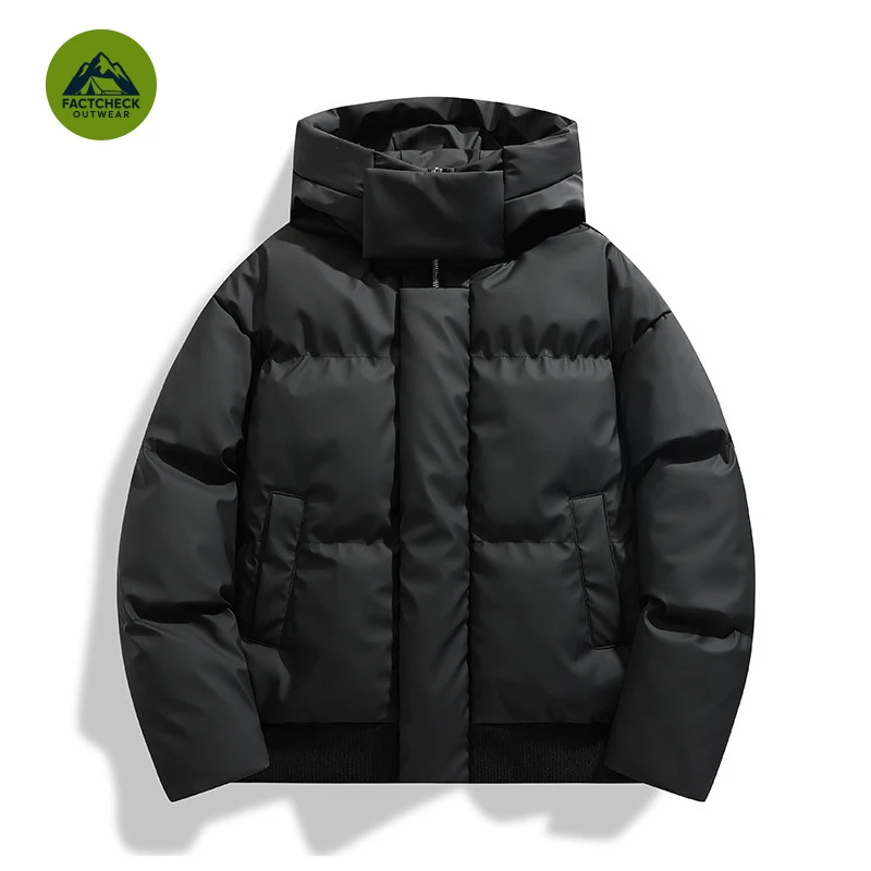 FACTCHECK EU US Size High Quality IZEXX American Style Heavy Cotton Coat Men, Thick Hooded Jacket, Cleanfit Loose Warm Outerwear