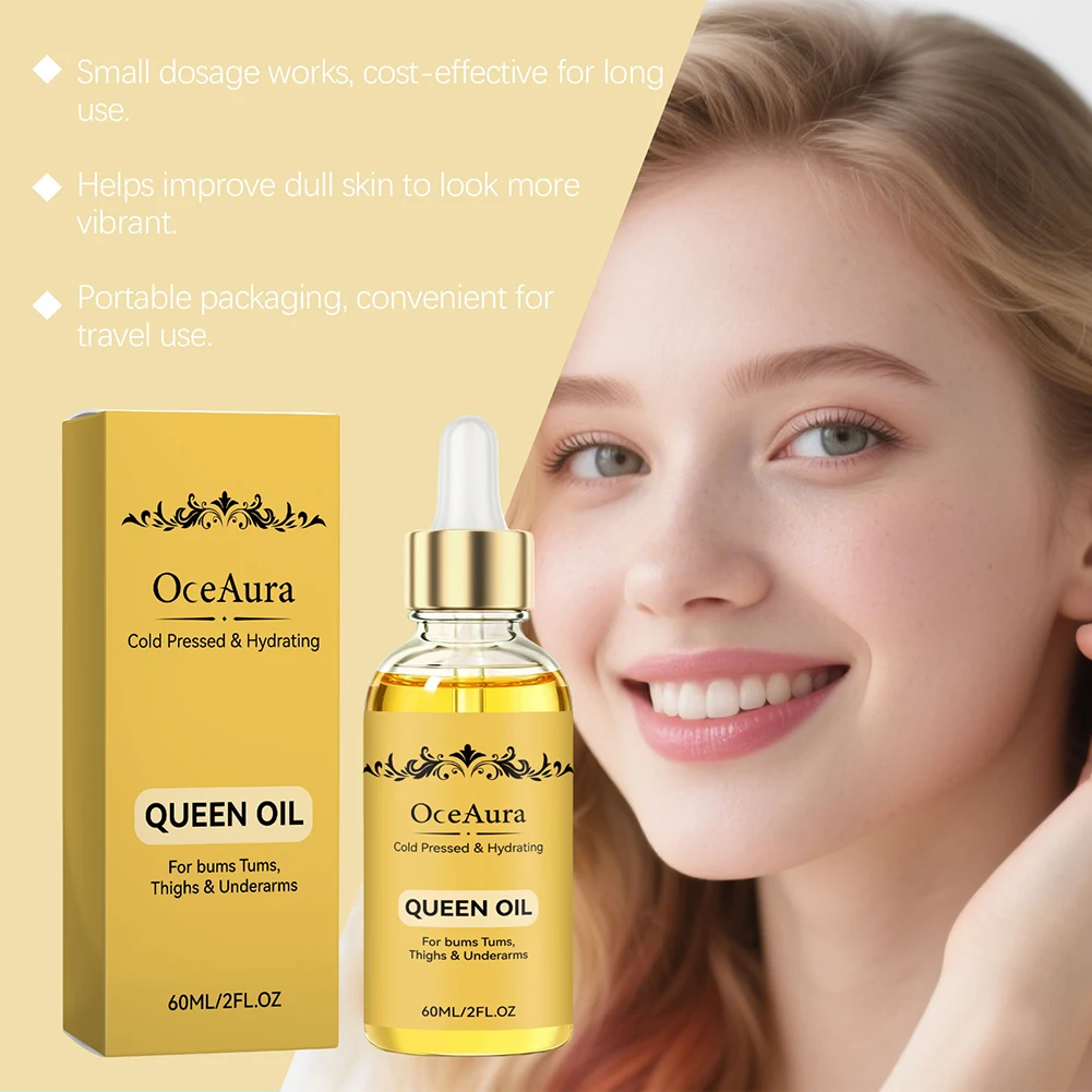 60ml Cold Pressed Body Firming Oil Deep Hydrating Skin Tightening Body Oil For Bums Thighs Underarms For Daily Use