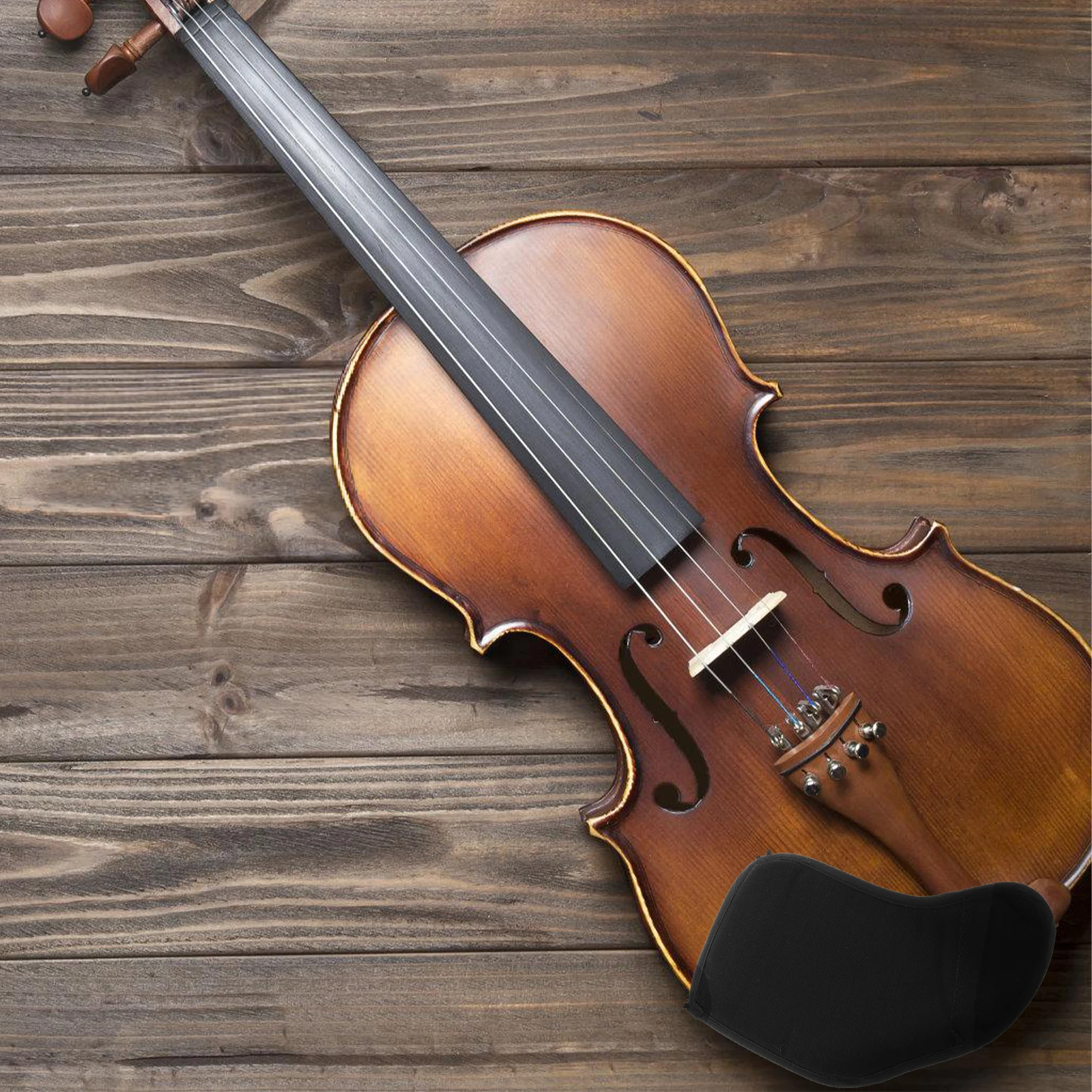 

Ergonomic Violin Shoulder Rest Pad Breathable Cotton Material Non-Slip Surface Long-Term Comfort for Practice Performance Music