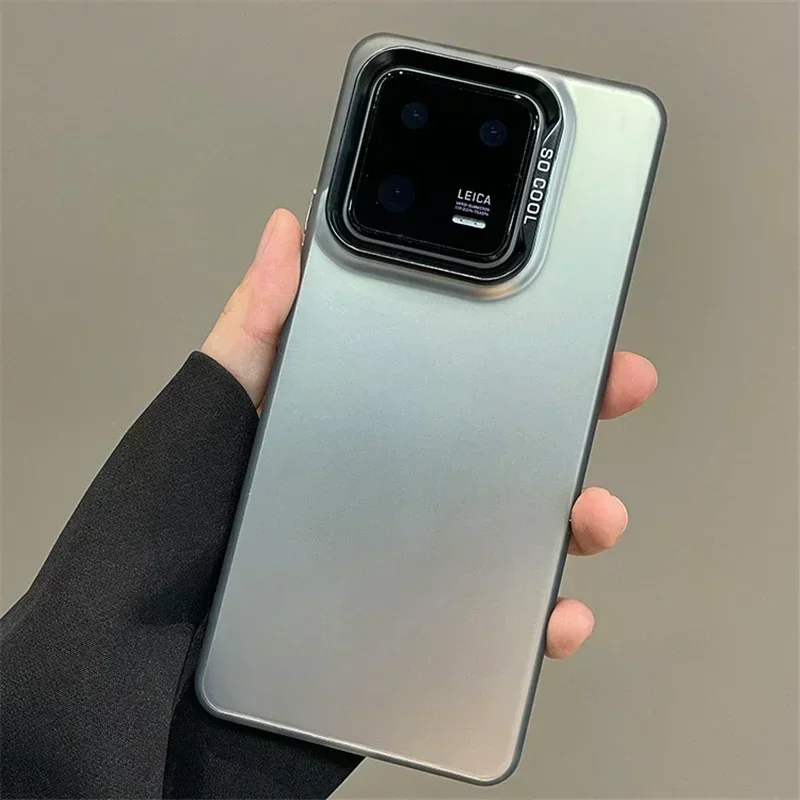 Dla Xiaomi 14 Mi 13T Pro Etui Matowe Laserowe Kolorowe Etui Na Telefon Dla Xiaomi 12T 13T 12X 11 Ultra 13 Pro Armor Shockproof Bumper