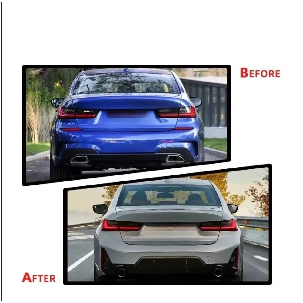 G20 BODYKIT for G20 Lci 2019+ Upgrade 2023 M-tech Body KIT Car Bumper With Head Light Front Grille Full Set Faceflit Parts 5