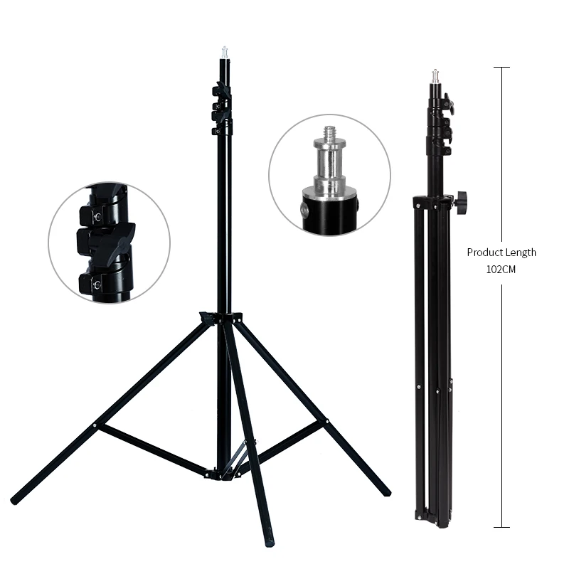 280cm/9ft Heavy Duty Light Stand for Light TV Station Photographic Studio Tripods