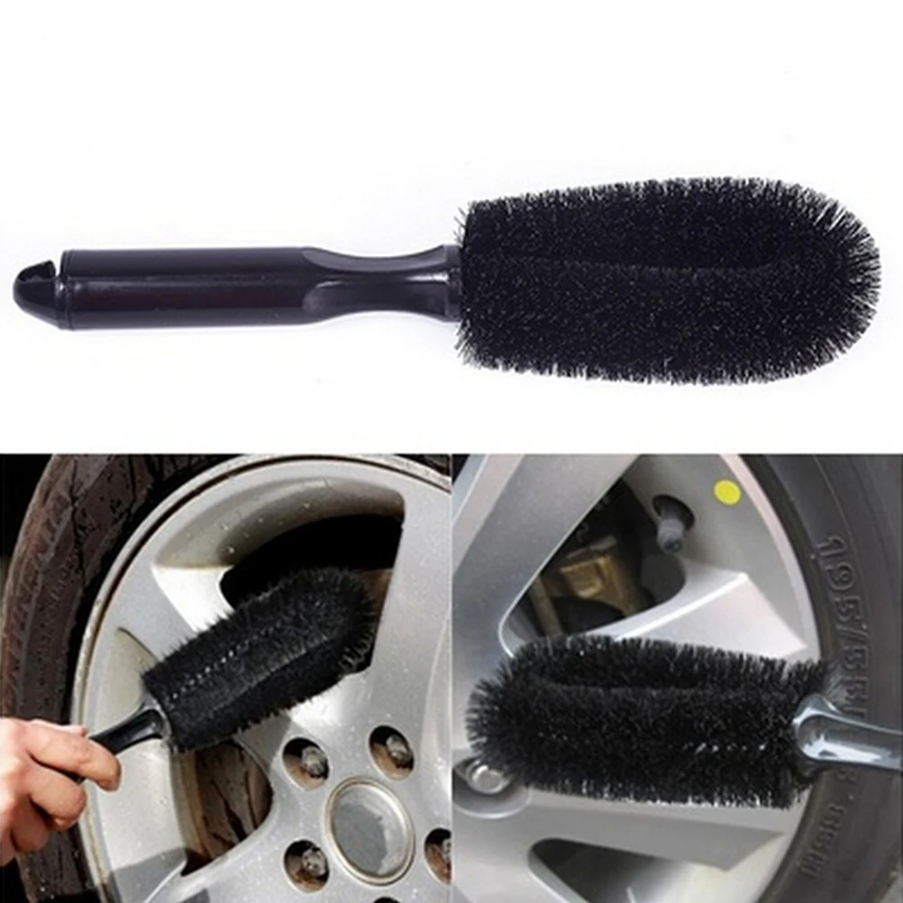 1PC Wheel Tire Rim Scrub Brush Car Truck Motorcycle Bike Washing Cleaning Tool Auto Detailing Brushes Car Access