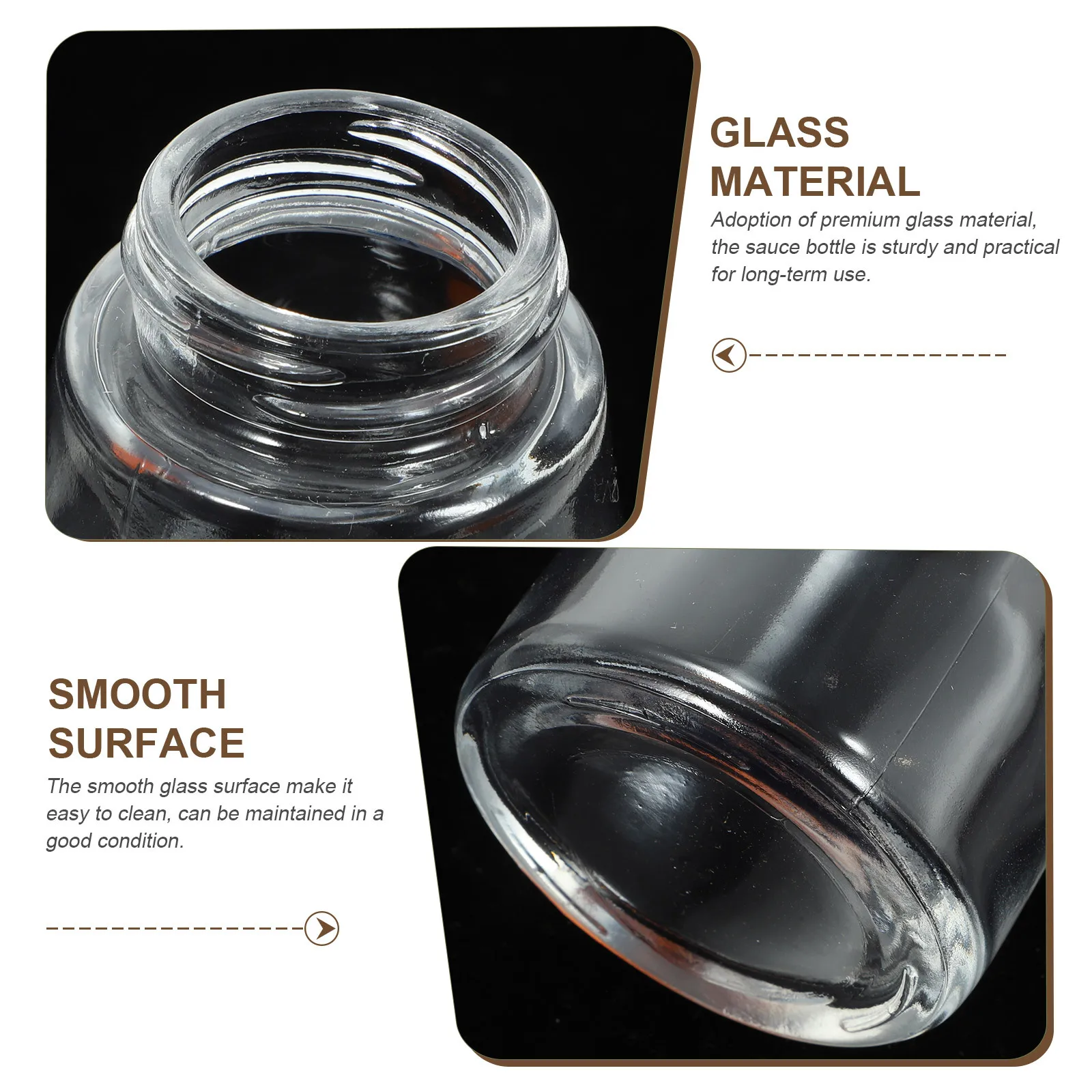 

Glass Oil Pot Red Easy Clean Seasoning Bottle Kitchen Storage Container Kitchen Supplies for Home Restaurant Oil Pot