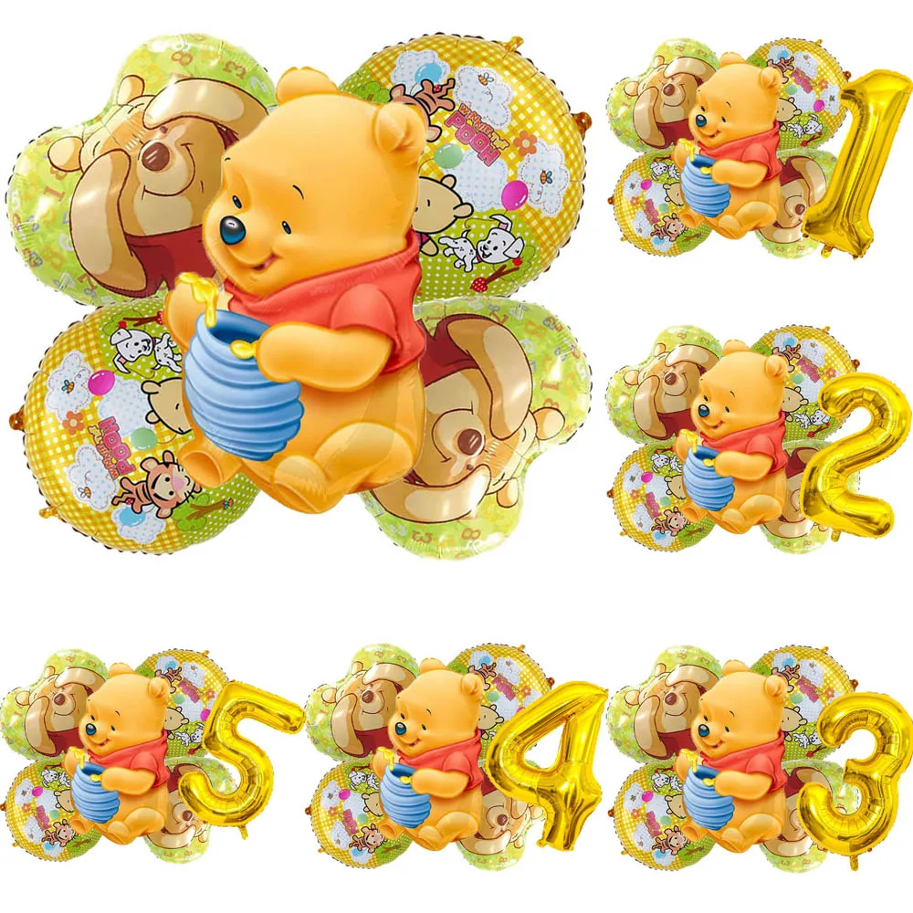 1Set Cartoon Winnie…