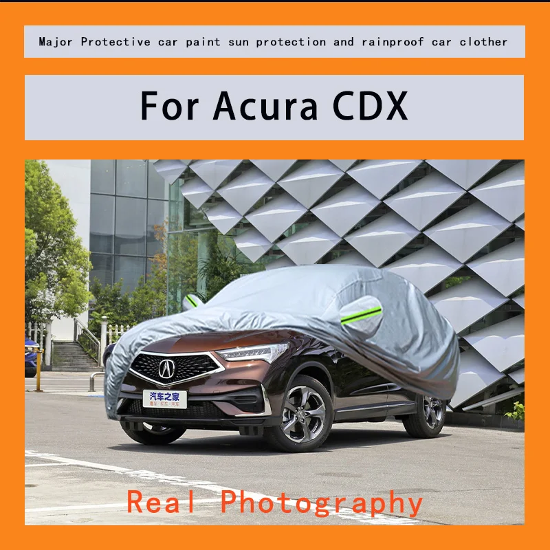 ﻿For Acura CDX Car Covers Outdoor Waterproof Dustproof Sun Rain Snow Protection Thick Oxford Cloth Full Outer Cover