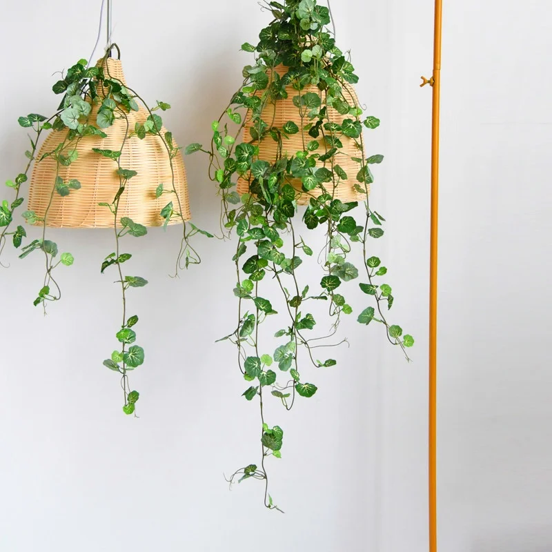 Plantas colgantes artificiales de 90CM, vid de Palma de plástico, vid verde, hiedra de otoño, adecuada para jardín, boda, accesorios de decoración del hogar