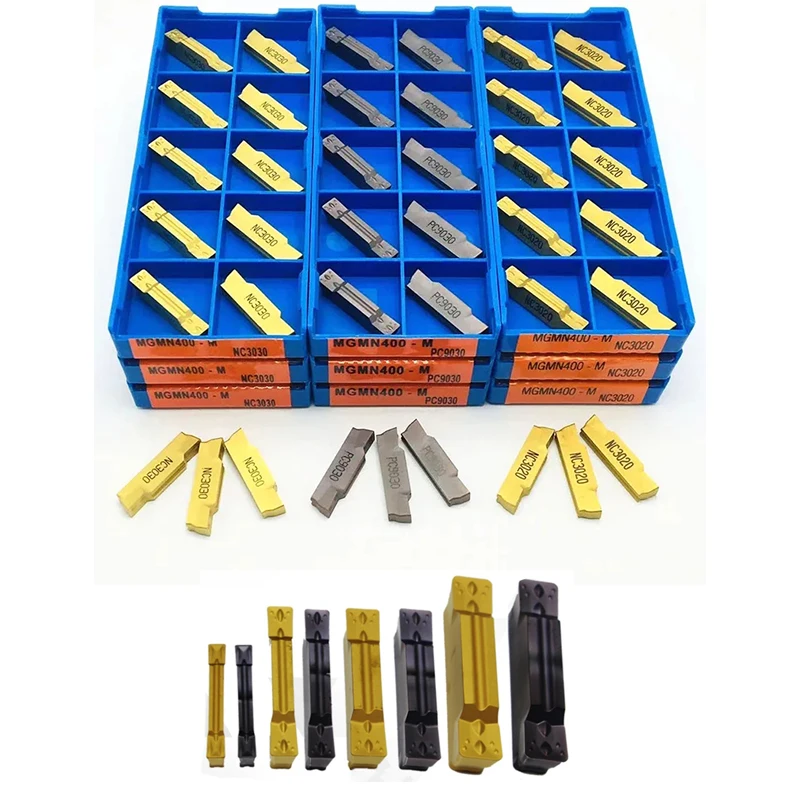 MGMN150 MGMN200 MGMN250 MGMN300 MGMN400 MGMN500 G NC3020 3030 PC9030 grooving carbide inserts Parting and grooving tool