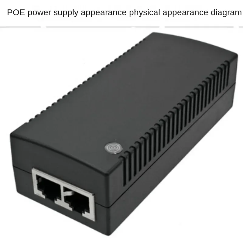 Poe Netzteil Gleichstrom adapter 24V 2a/24V 1a Desktop Poe Power Injektor Ethernet Adapter Überwachung CCTV