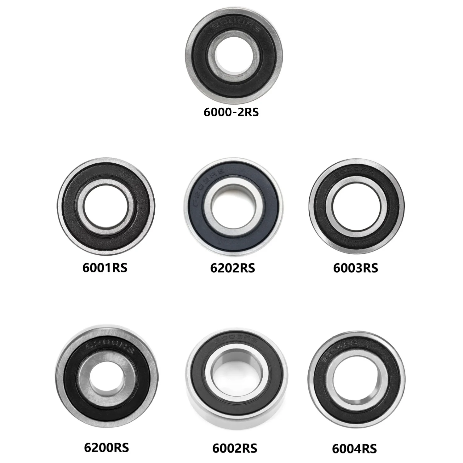 For Xiaomi Scooter Low Noise Precision Bearing 6000RS 6001RS 6002RS 6003RS 6904RS 6200RS 6202RS Parts Accessories