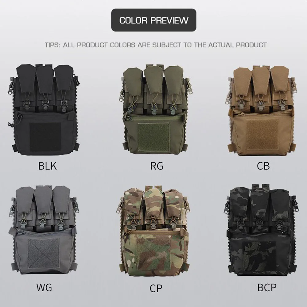 FCPC V5-Stil Taktische Plattenträgerweste – MOLLE Modulare Jagd- und Airsoft-Weste mit Utility-Tasche auf der Rückseite – Detail 20
