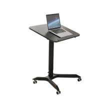 Flip Pneumatic Height Adjustable Movable Tiltable Standing Laptop Desk Table