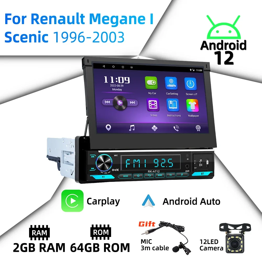 Android Car Multimedia 1 Din Radio 7