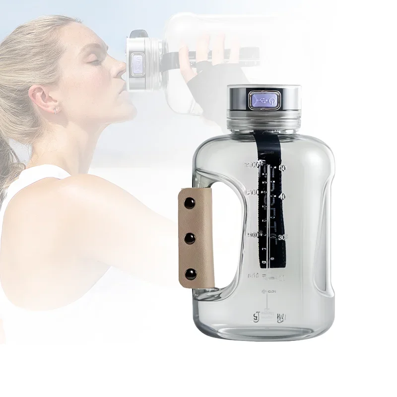 

Hot Sale 50oz 1500ml Large Portable Hydrogen Water Bottle Generator with SPE PEM Technology for Sports Gym Fitness