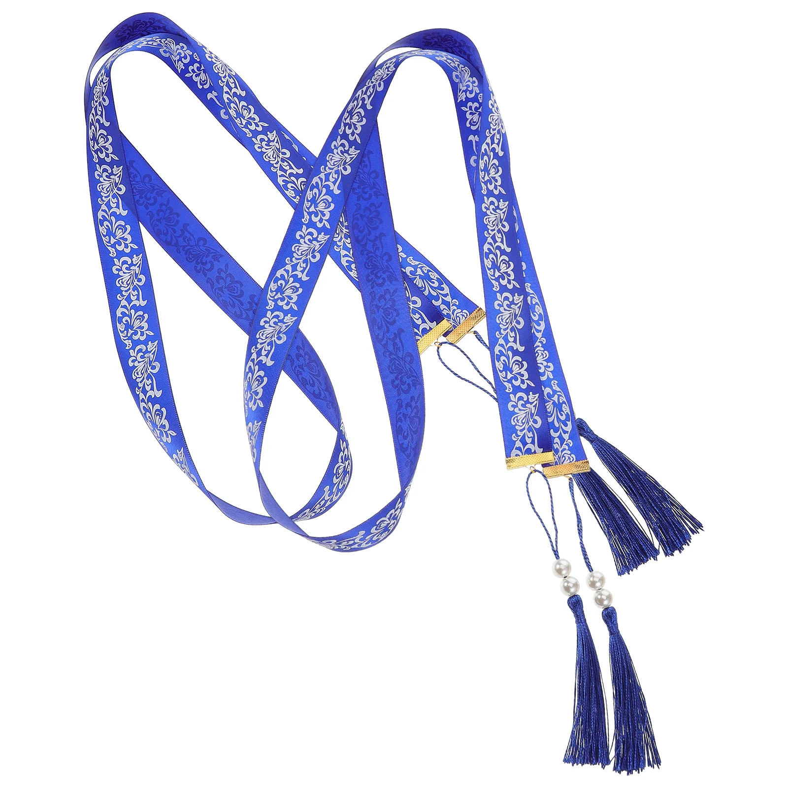 

1 Pair Style Hair Ties Blue Plastic Ribbons Girls Hanfu Accessories Cosplay Traditional Chinese Hair Rope Traditional Festivals