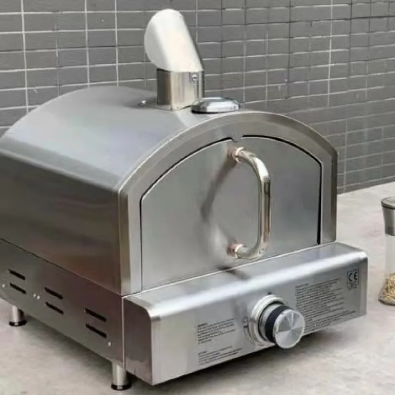Commercial gas pizza oven, automatic toaster, double-sided stand, desktop constant temperature heating double-layer scone oven