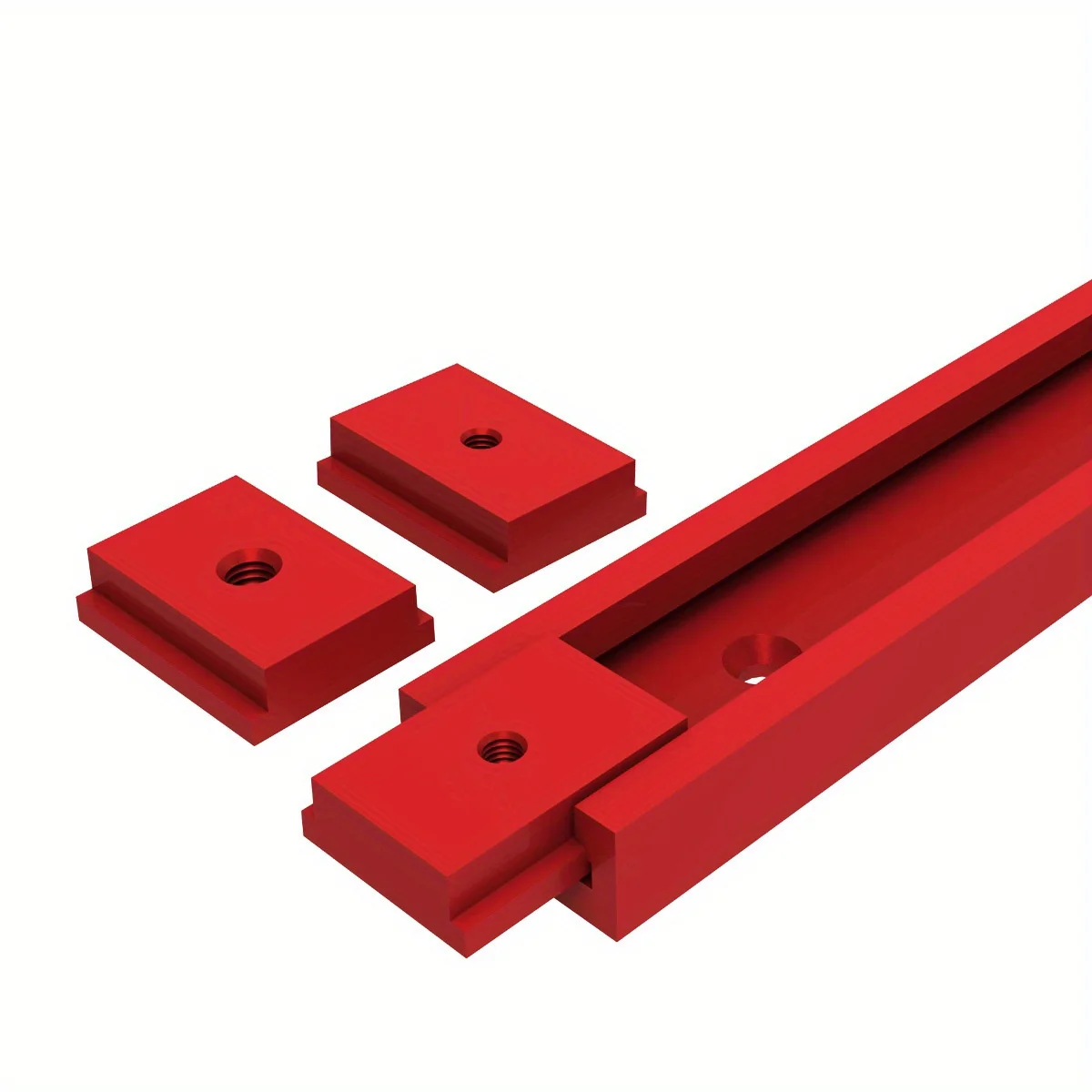 6szt Aluminiowy zestaw suwaków do piły stołowej T Slot Miter Track Jig - Zestaw suwaków do piły stołowej T Slot Miter Gauge Rod