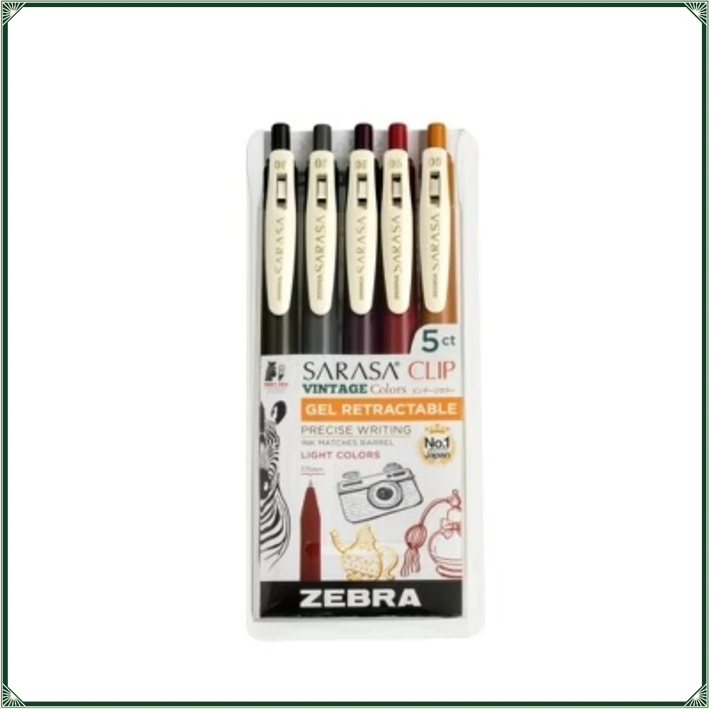 

Zebra Sarasa Vintage 5pk