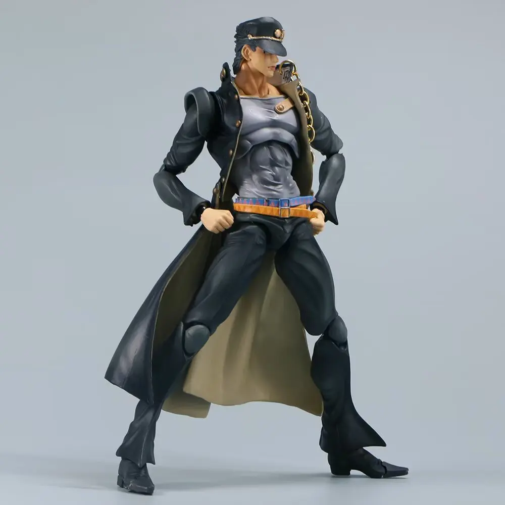 조조의 기묘한 모험 애니메이션 피규어 Kujo Jotaro 액션 피규어 스타 플래티넘 이동식 모델 장식품 선물 컬렉션