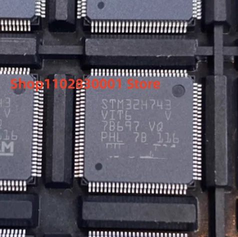 2PCS  STM32H743VIT6  LQFP-100     IN STOCK 100% Good