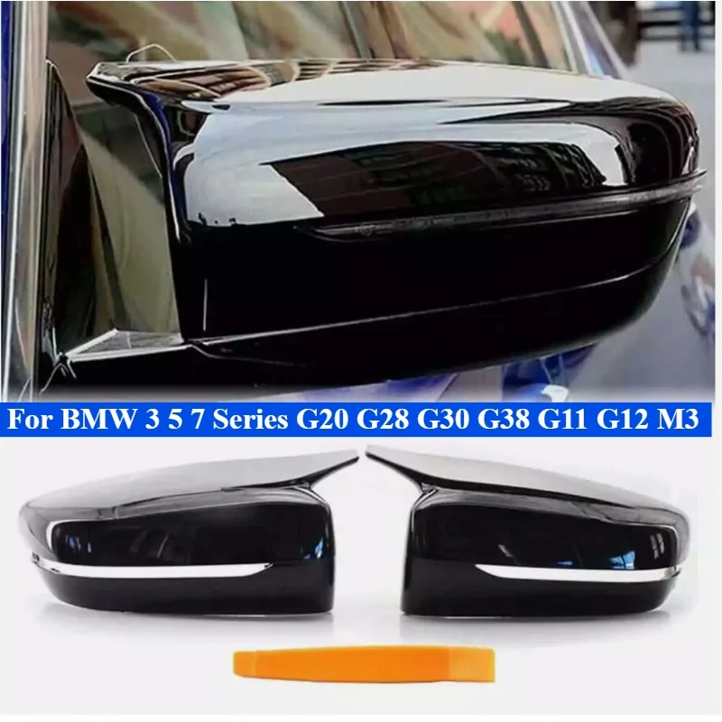 

For BMW 3 5 7 Series G20 G28 G30 G38 G11 G12 M3 Style Rearview Mirror Cover Caps Replacement for Side Wing Mirror Accessories