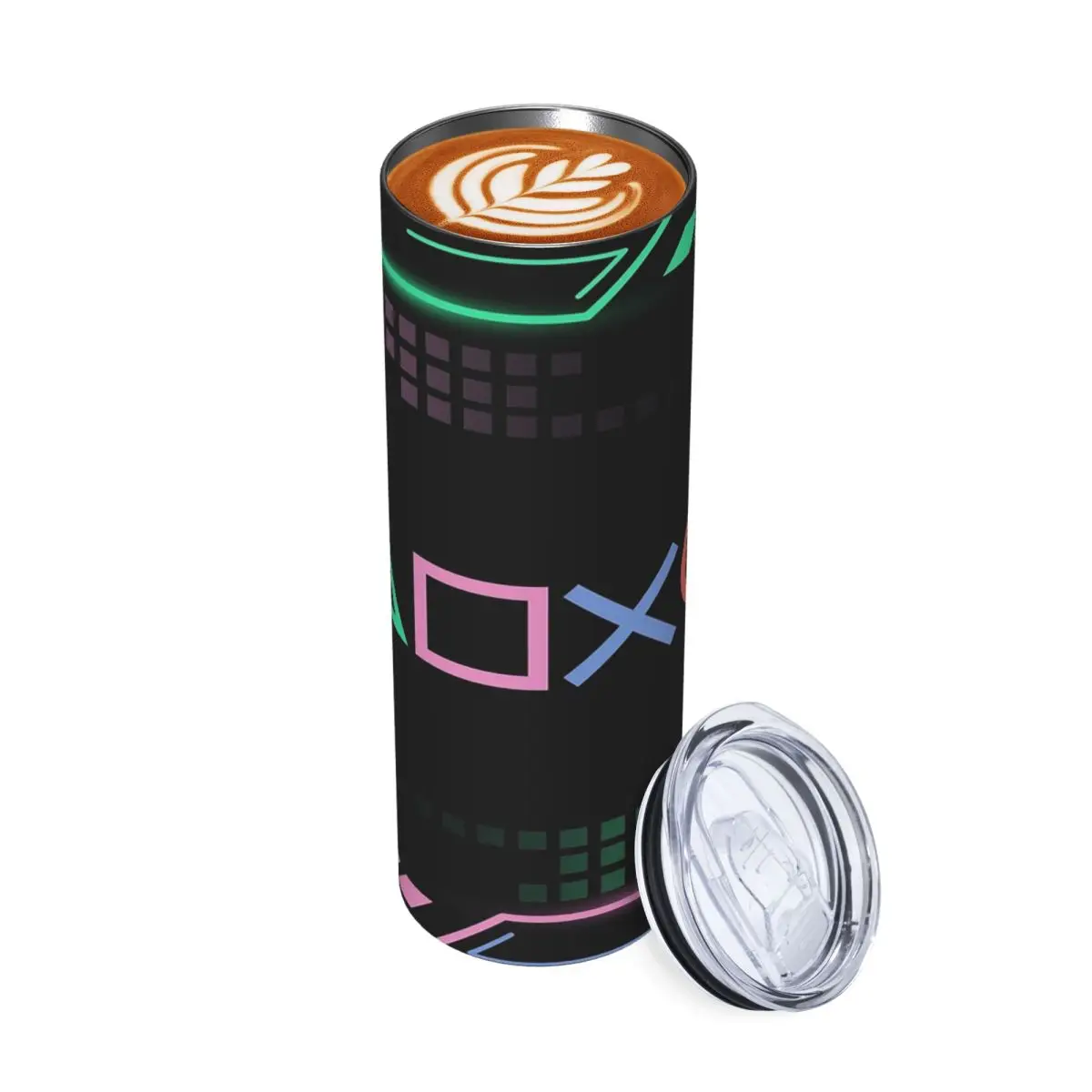 Gamer Li Stainless Steel Tumbler Vacuum Insulated Mugs Thermal Cold Bottle Straws With Lid 20oz