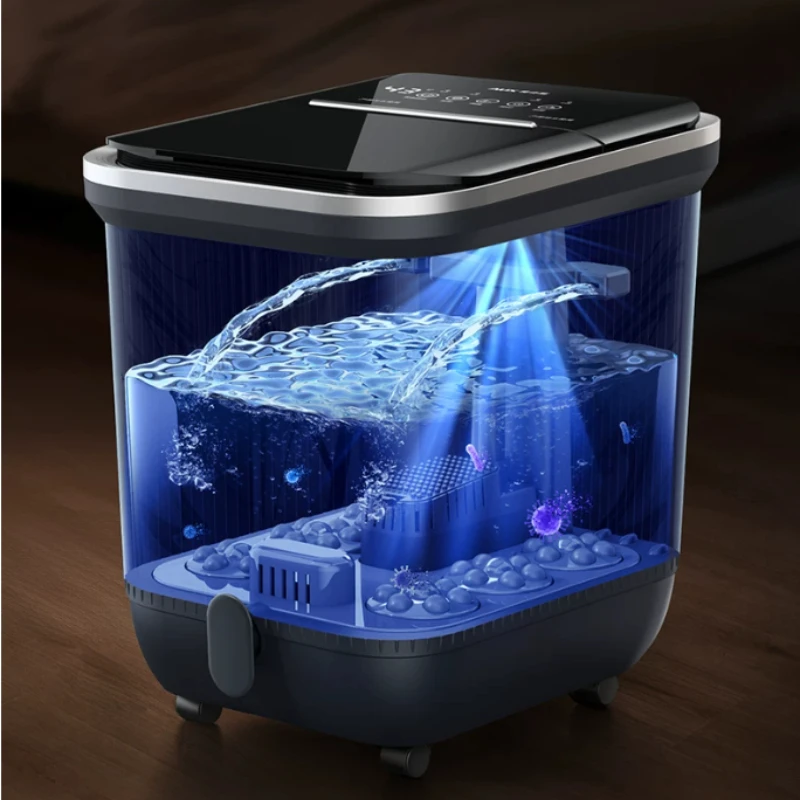 

Automatic Massage Heated Footbath Machine Fumigation Pedicure Spa Foot Bath Bucket Electric Constant Temperature Foot Spa Machin