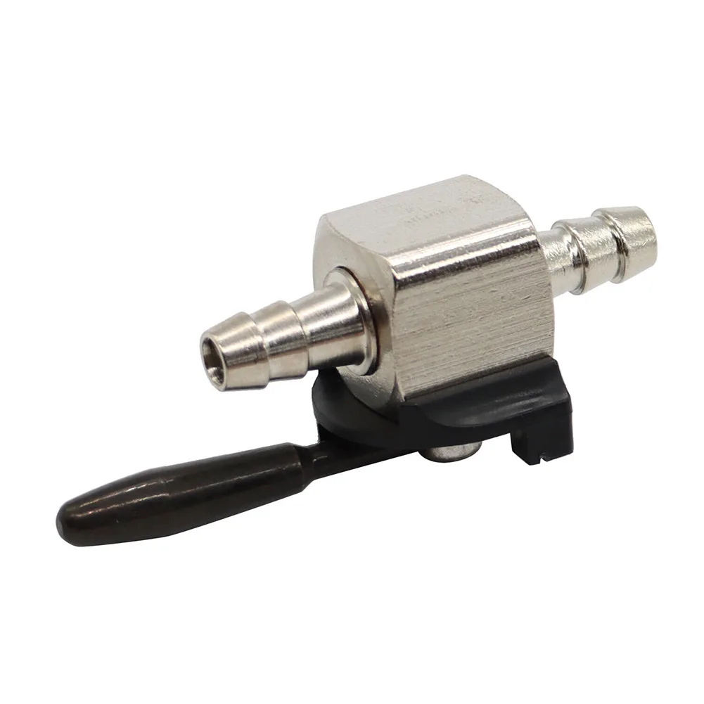 For Oregon 07-403 Shut-Off Valve Petcock 1/4inch Duty Mower Tool In-line Sliver Steel Parts Reliable Replacement