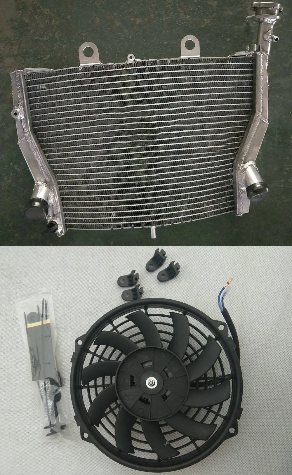 

Aluminum Radiator + Fan For BMW 2009-2017 S1000RR S1000 RR 2010 2011 2012 2013 2014 2015 2016 HOT SELLING
