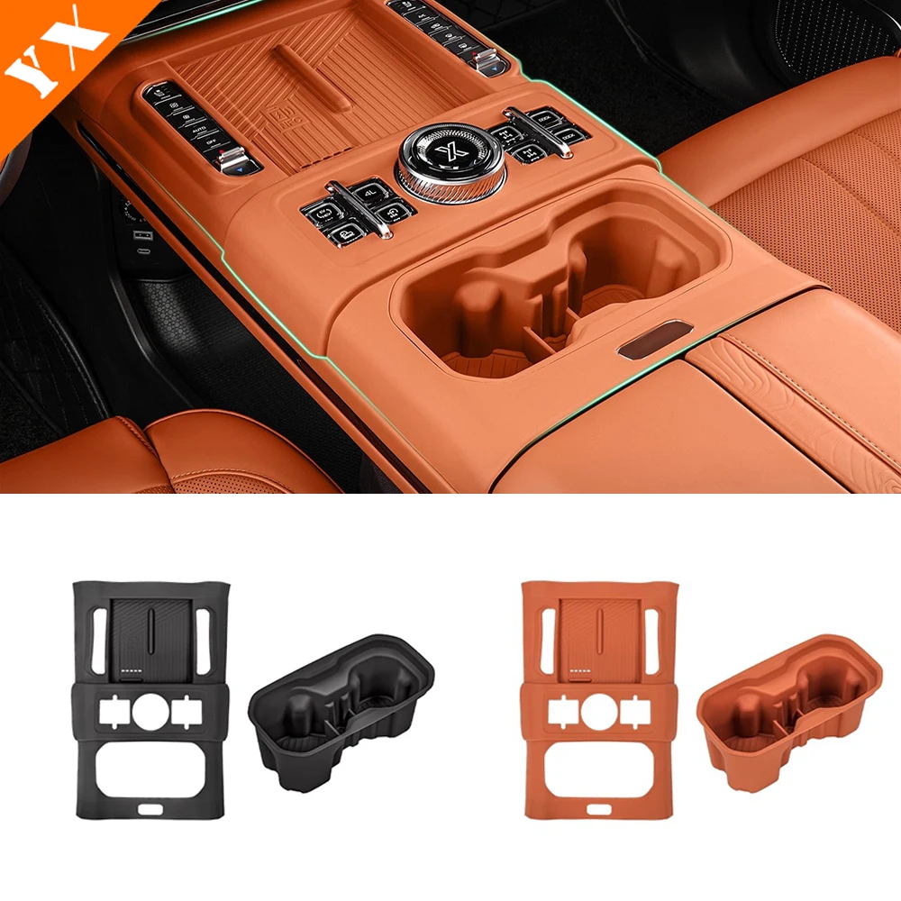 

For Jetour G700 accessories 2025 2026 Original Car Color Car Central Console Gear Shift Panel Frame Storage Box Cover Trim