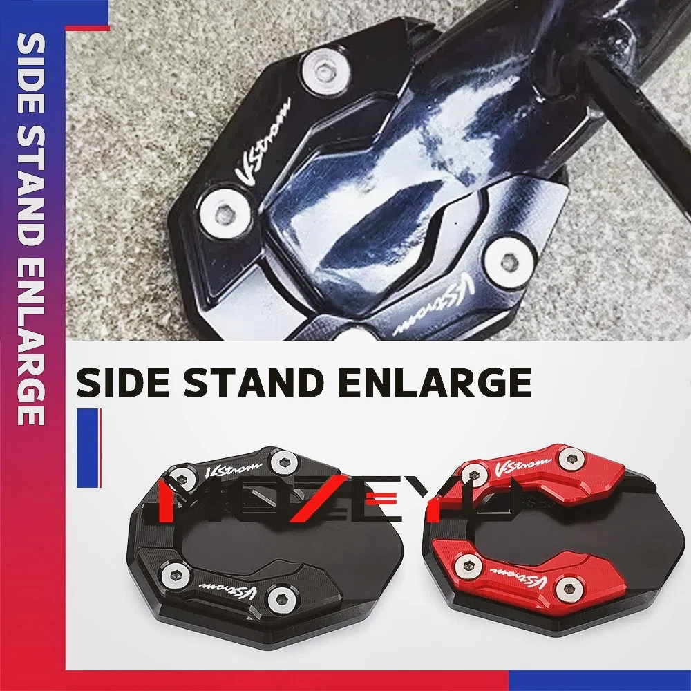 

For Suzuki Vstrom 250 SX 250SX V-STROM SX 250 SX250 2023 2024 2025 Kickstand Side Stand Motorcycle Enlarger Extension Plate Pad