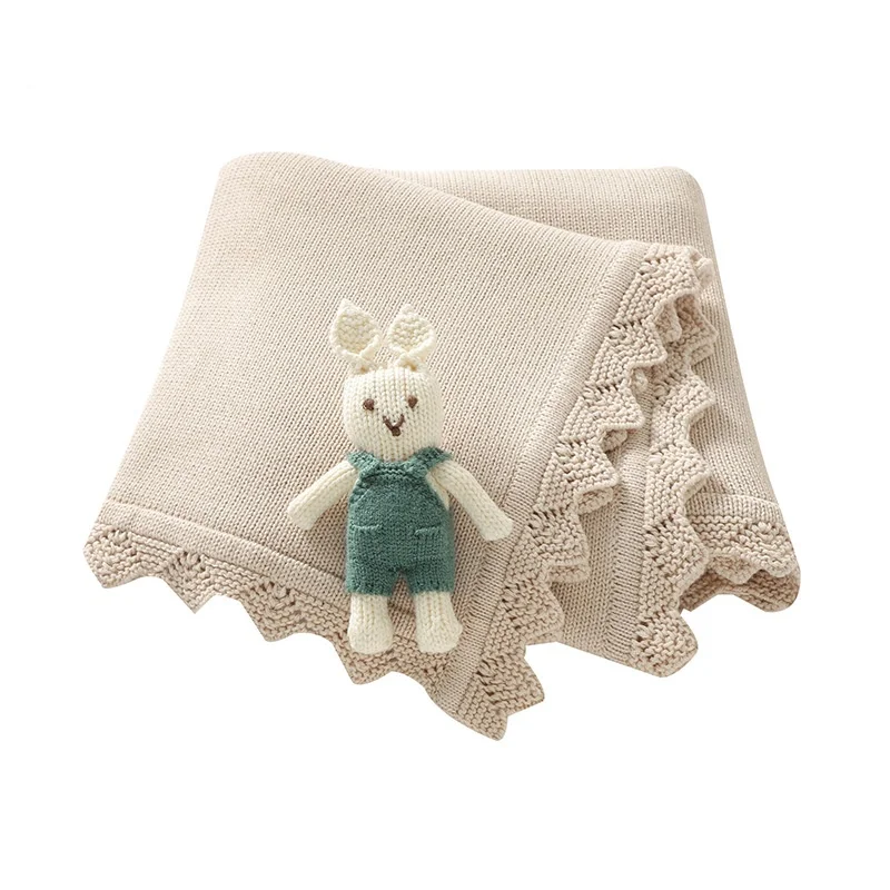 

Вязаное детское одеяло для новорожденных, летняя пеленка, защитная пустышка, одеяла для мальчиков и девочек, детское одеяло для кроватки, предмет
