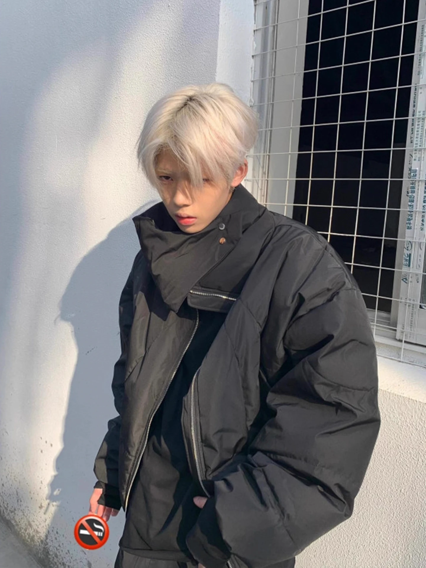 

Теплый Thiened ort American Sle Cotton Jaet, мужская зимняя уличная дизайнерская верхняя одежда с высоким воротником, молодежная модная одежда