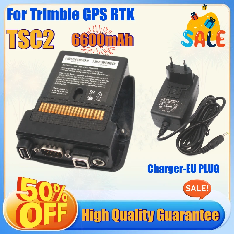 Batterie rechargeable TSC2 3,8 V 6600 mAh, batterie de remplacement au lithium-ion pour contrôleur de relevé GPS Trimble RTK, appareil portable