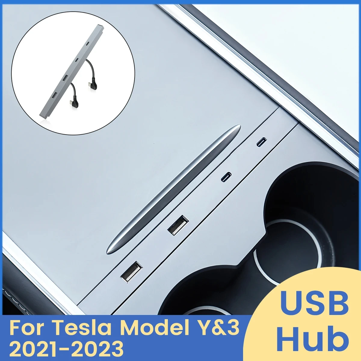 

Зарядное устройство 27 Вт для Tesla Model 3, модель Y 2021 2022 2023, док-станция с USB-шунтом, адаптер для розетки, аксессуары