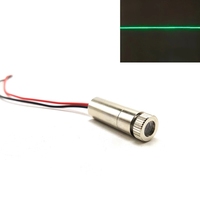 Adjustable 515nm 520nm 10mw  Green Dot/Line/Cross Laser Diode Module 12x30mm