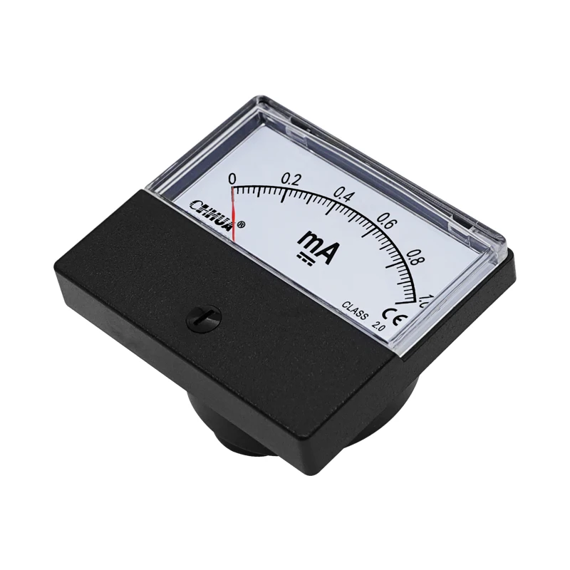 CHHUA DH-670 التناظرية Milliammeter عداد لوحة DC1mA2m3AmA5mA10mA20mA30mA50mA100mA200mA300mA500mA1000mA