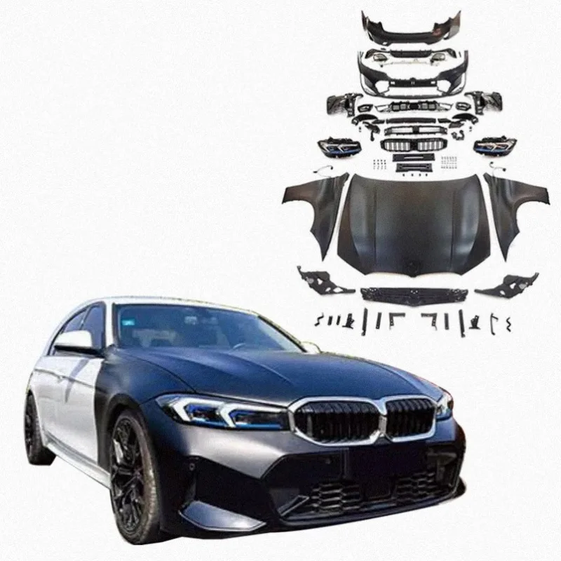High Quality for 2013-2019 3-Series F30 Upgrade Retrofit 2023 G20 LCI MT Body Kit Front and Rear Bumpers