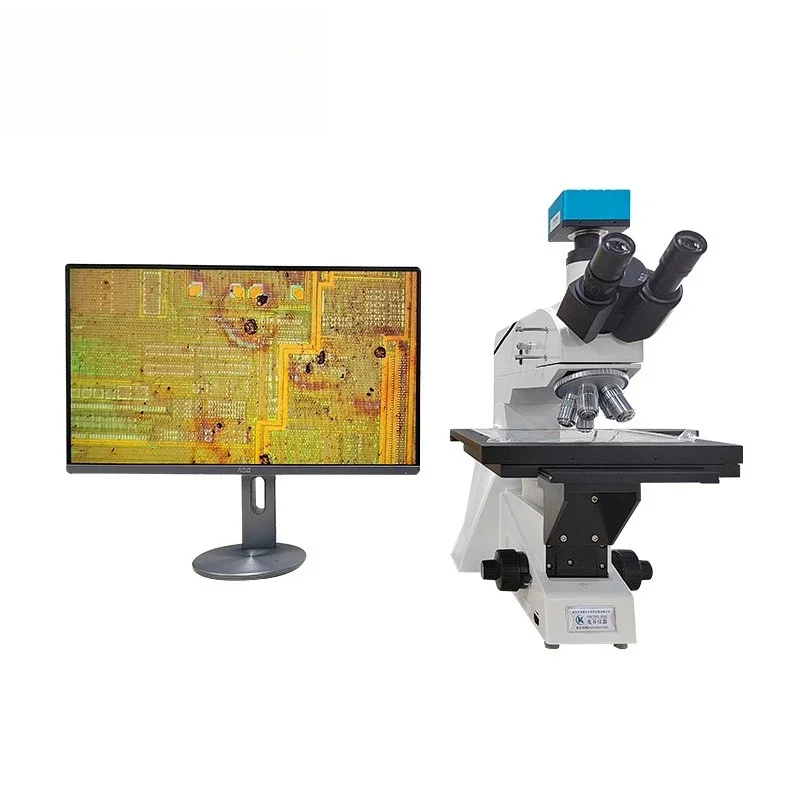 Large platform long working distance metallographic microscope SGO-8R professional observation large size